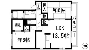 シェーンハイムＣ棟の物件間取画像